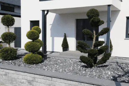 Gestaltete Außenanlage – Zaunkönig Haydu
